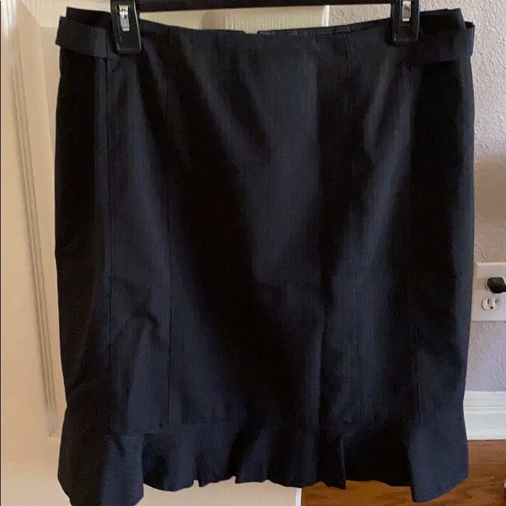 Black Ruffle skirt